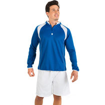 Sudadera deportiva adulto seul roly 200 personalizada azul royal blanco