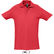 Polo pique 100 algodon spring ii sols 210 original rojo
