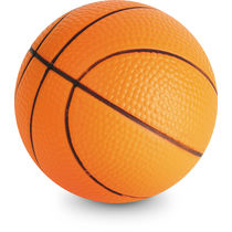 Pelota basket antiestres personalizada naranja